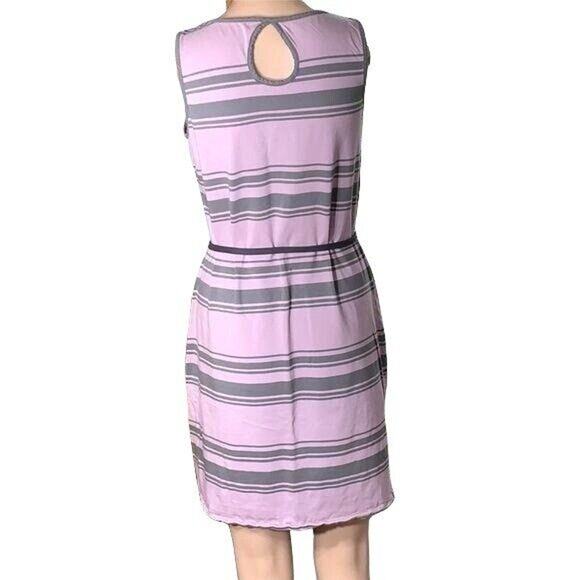 Horny Toad Womens Sundress Sleeveless Striped Pullover Keyhole Purple Small - Picture 8 of 12